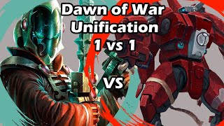 Dawn of War Unification 1 vs 1 Farsight Enclave Vrax vs Eldar ProfiDs [upl. by Ynaffet931]