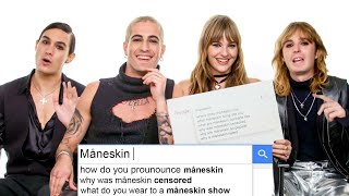 Måneskin Answer the Webs Most Searched Questions  WIRED [upl. by Georgy119]