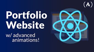 React Project Tutorial – Build a Portfolio Website w Advanced Animations [upl. by Ebehp]