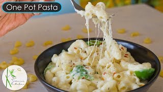 Pasta in White Sauce  White Sauce Pasta Hindi Recipe Restaurant Style [upl. by Ragas]