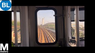 WMATA Metrorail Blue Line BL Franconia Springfield to Largo Town Center Full Ride Front View [upl. by Suirtemed783]