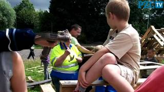 Hokken timmeren op eerste dag kindervakantieweek [upl. by Genesa]