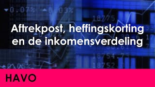 Aftrekpost heffingskorting en de inkomensverdeling  Economie voor havo  Jong amp Oud [upl. by Mosnar]