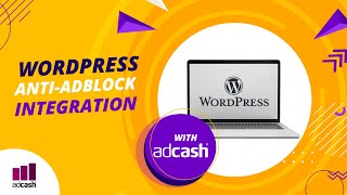 How to integrate Adcash AntiAdblock tags with WordPress [upl. by Pacien]