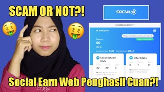 INI DIA SOCIAL EARN WEBSITE PENGHASIL UANG SCAM OR NOT Terbukti Membayar  Riri Fajrh [upl. by Landes123]