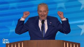 WATCH Sen Chuck Schumer speaks at 2024 Democratic National Convention  2024 DNC Night 2 [upl. by Idram]