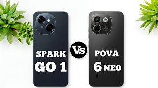 Tecno Spark Go 1 4G VS Tecno Pova 6 neo 5G pn59tech [upl. by Denni955]