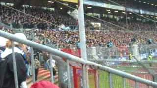 KSC Fans vs Dietmar Hopp beim spiel KSC gegen TSG hoffenheim [upl. by Ynnal559]