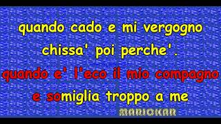 Anna Oxa Pagliaccio azzurro Karaoke [upl. by Naitirb]