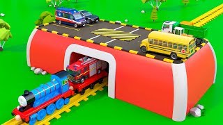 Magic Train fot Children  Vehicles  Cartoon Videos  Toy Trucks for Kids Toddlers [upl. by Hild639]