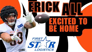 The Exciting Return Home of Bengals TE Erick All [upl. by Nyraa]