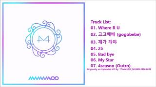 FULL ALBUM 마마무MAMAMOO  White Wind 9th Mini AIbum [upl. by Lurette943]