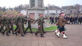 7 Scots Cenotaph War Memorial Perth Perthshire Scotland [upl. by Haven]