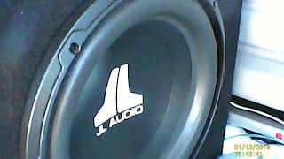 JL Audio 12W6V24 Vs 12W0V34 JL Audio JX 10001 SPL SQ perfect slammin subs facing off [upl. by Aener739]