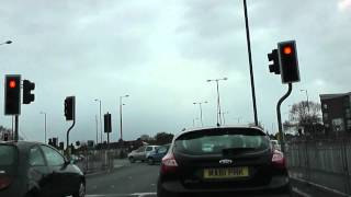 Driving Along East Lancashire Road amp Lower Lane Liverpool England 4th April 2012 [upl. by Anne-Marie364]