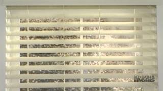 Real Simple Faux Wood Blinds at Bed Bath amp Beyond [upl. by Mont]