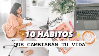 10 HÁBITOS QUE CAMBIARAN TU VIDA  COMO SER PRODUCTIVO  🧡 Jessi Franquet 🧡 [upl. by Aldred604]