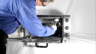 Equipex  Compact convection oven cleaning [upl. by Ocirrej]