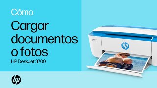 Carga y copia de documentos o fotografías en una impresora HP DeskJet serie 3700  HP Support [upl. by Lledner]