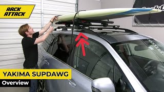 Yakima SUPDawg SUP Carrier Overview And Installation [upl. by Atem959]