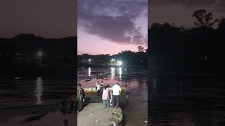 mai ghat  गणेश विसर्जनcreansytshorts shorts youtube travel vlogs viral post live video [upl. by Fruma]