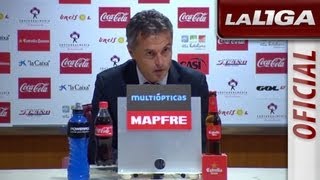 Rueda de Prensa de Fran Escribá tras el UD Almería 22 Elche CF  HD [upl. by Adanar]