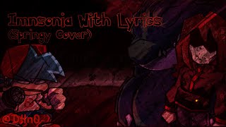 Insomnia WITH LYRICS COVER  VS Hypnos Lullaby V2 LYRICAL COVER original by springystarscout [upl. by Moffitt]