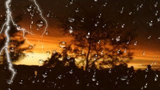 ▶️ Wind Rain And Thunder Sound Effects Storm Ambience 12 Hours 🌏 [upl. by Spearing]