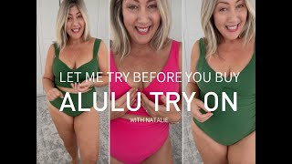 ALULU SWIMWEAR TRY ON WITH NATALIE ANGEL LetMeTryBeforeYouBuy [upl. by Naitsirhc]