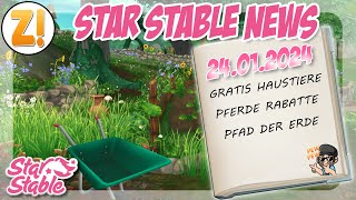 STAR STABLE NEWS GRATIS HAUSTIERE  PFERDE RABATTE  PFAD DER ERDE SSO NEWS24012024 [upl. by Childs]