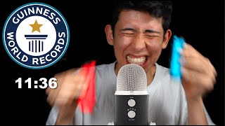 ASMR 200 TRIGGERS IN 1136  WORLD RECORD [upl. by Alvita]