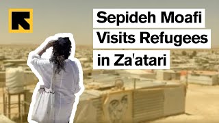 Sepideh Moafi Visits Refugees in Zaatari [upl. by Effy]