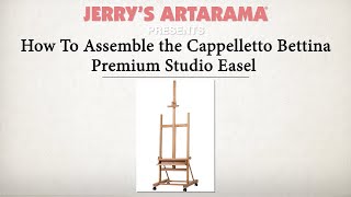 Cappelletto Bettina Studio Easel Assembly Instructions [upl. by Clim]