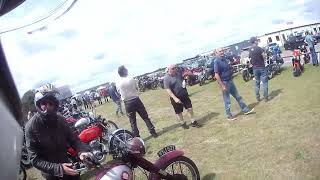 BSA B40 Blackbushe run 24724 [upl. by Leemaj]