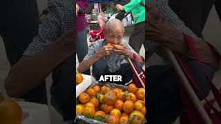 Poor Old Man Caught Staring At Fruits In The Market 🥹 wholesome hearttouching kindness [upl. by Ladnyk966]