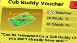 HOW TO GET CUB BUDDY VOUCHERS IN BEE SWARM SIMULATOR [upl. by Tarfe]