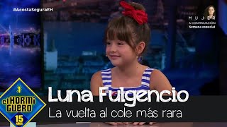 Luna Fulgencio y la vuelta al cole quotVa a ser un poco raro por ir con mascarillaquot  El Hormiguero [upl. by Areic162]