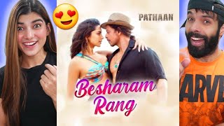 Besharam Rang Song  Pathaan  Shah Rukh Khan Deepika Padukone  REACTION [upl. by Neel850]