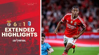 Extended Highlights SL Benfica 61 FC Vizela [upl. by Ecnarepmet881]