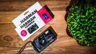 Harmans FIRST Reusable FILM Camera Unboxing and Setup [upl. by Aikmat]