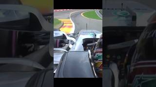 Lewis Hamilton driving Raidillon at Spa 🇧🇪 BelgianGP Raidillon EauRouge LewisHamilton F1 Spa [upl. by Acinomad]