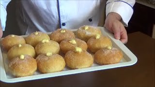 krapfen Bomboloni alla crema Chef Stefano Barbato [upl. by Whit]