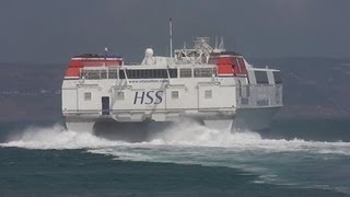 Stena HSS Explorer departing Dun Laoghaire Dublin [upl. by Seedman768]