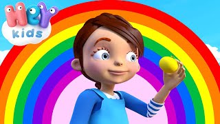 Fargesangen 🌈 Lær Farger  Norske Barnesanger  HeyKids [upl. by Ilat]