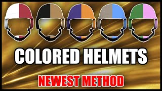 GTA5 Online I PATCHED How To Get Colored Bulletproof Helmets [upl. by Enelam]