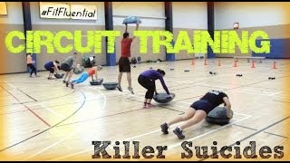 Circuit Training  Killer Suicide Drills [upl. by Taka]