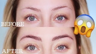 HOW TO TINT YOUR EYEBROWS  Glamnanne [upl. by Gunter898]