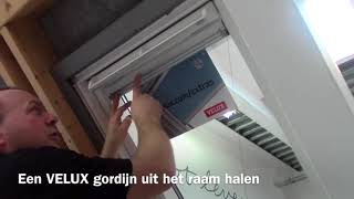 Hoe verwijder ik een VELUX rolgordijn uit mijn dakraam [upl. by Latoyia]