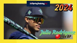 Julio RODRIGUEZ  JRod Spring TRAINING 2024 LIVE BP Peoria AZ Mariners [upl. by Coletta]