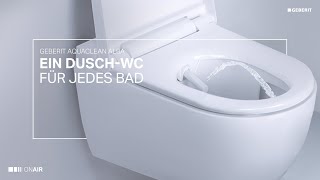 Ein DuschWC für jedes Bad Geberit AquaClean Alba  Neuheiten Preview 2024 [upl. by Schlenger413]